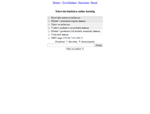 Tablet Screenshot of katalog.kniznicalevice.sk